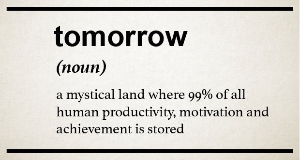 Procrastination is the Enemy of a Great Dancer!